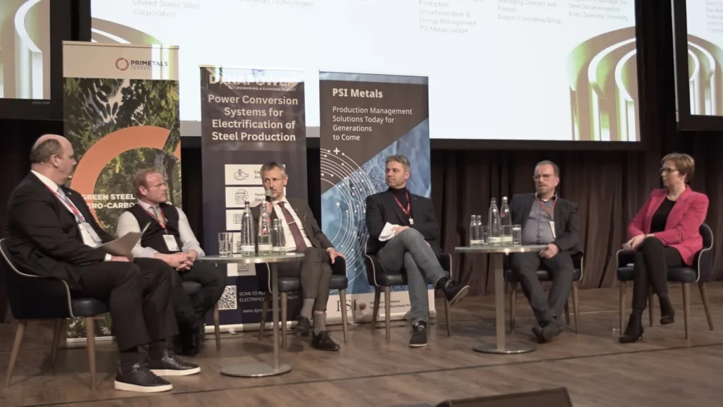 Panel Discussion including Dynapower at the EU Green Steel Summit