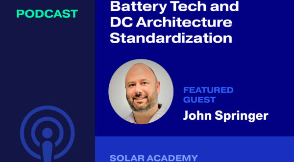 Solar Academy podcast featuring John Springer