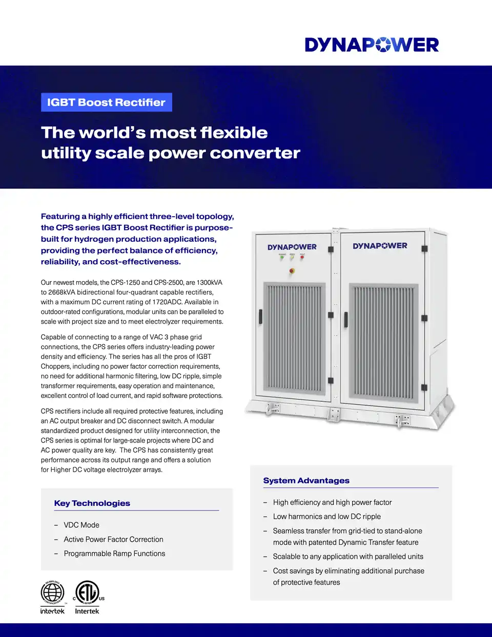 CPS IGBT Boost Rectifier Datasheet cover